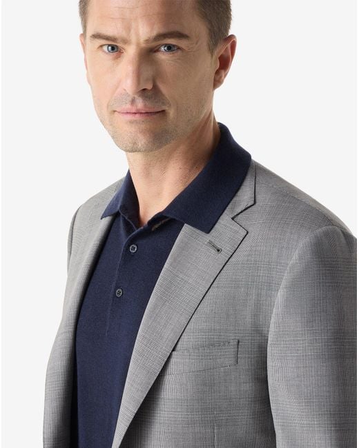 Corneliani Gray Pure Wool Suit for men