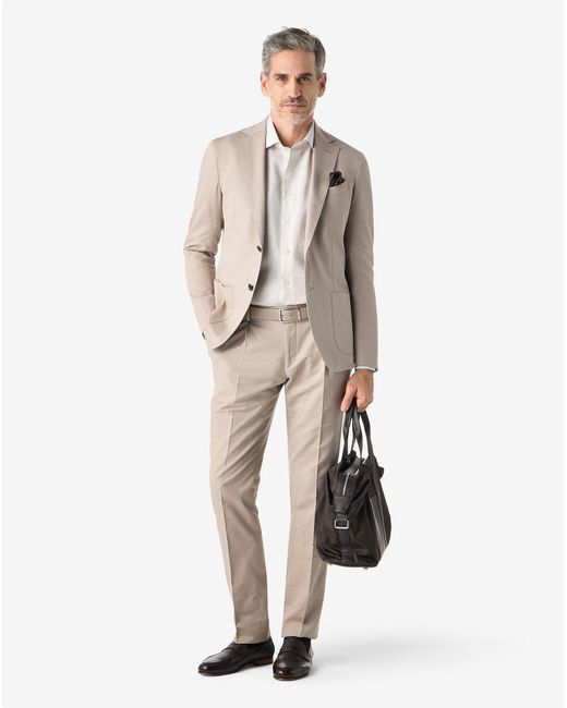 Corneliani Natural Cotton, Cashmere And Silk Suit for men