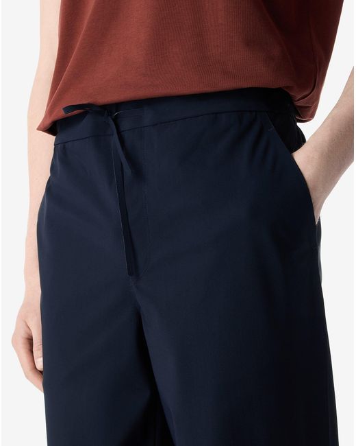 Corneliani Blue Technical Fabric Joggers for men