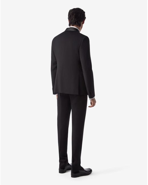 Corneliani Black 130's Wool Twill Tuxedo for men