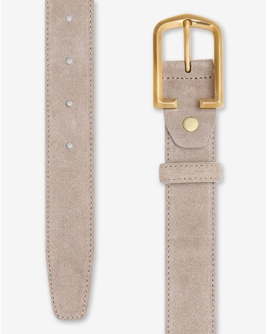 Corneliani Natural Suede Belt for men