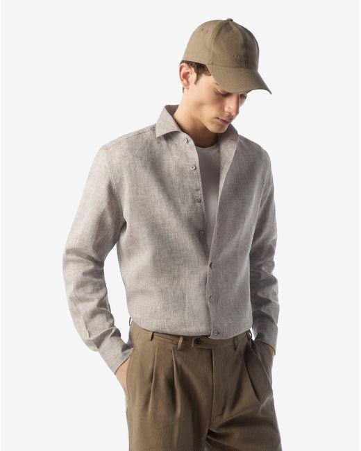Camicia Marrone di Corneliani in Gray da Uomo