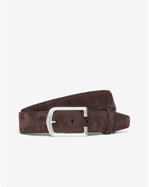 Corneliani Brown Suede Belt for men