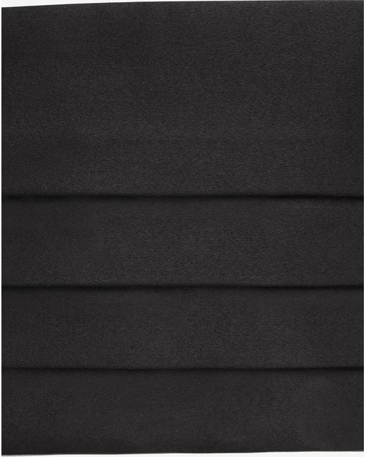 Corneliani Black Pure Silk Cummerbund for men