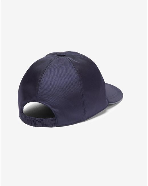 Corneliani Blue Nylon Baseball Cap for men