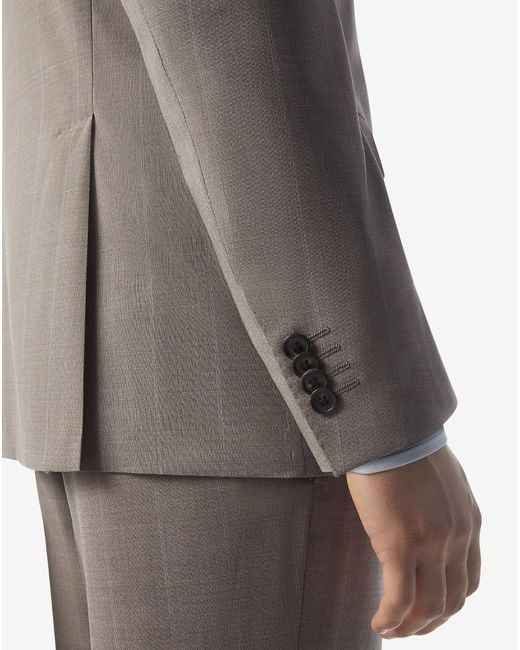 Corneliani Gray Stretch Wool Suit for men