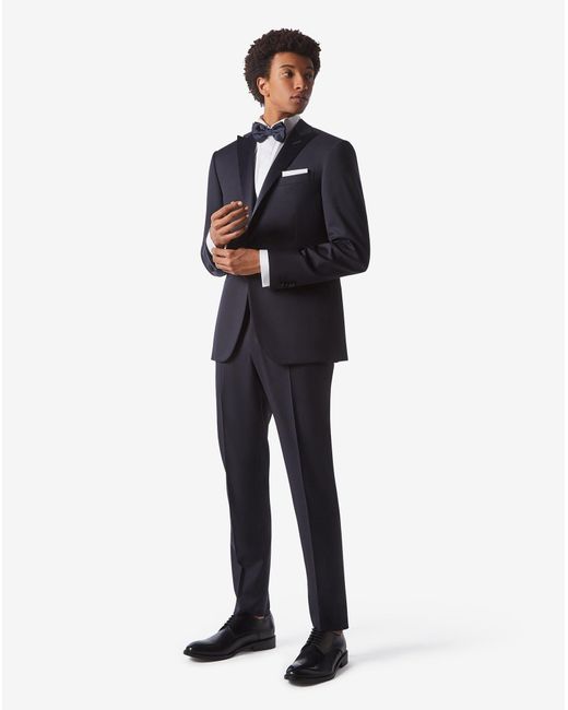 Corneliani Blue S130's Wool Twill Tuxedo for men