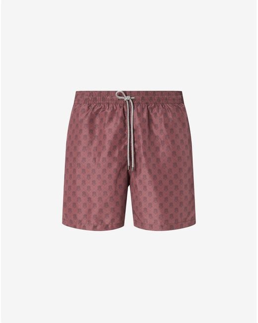 Corneliani Red Short Swimming Trunks for men