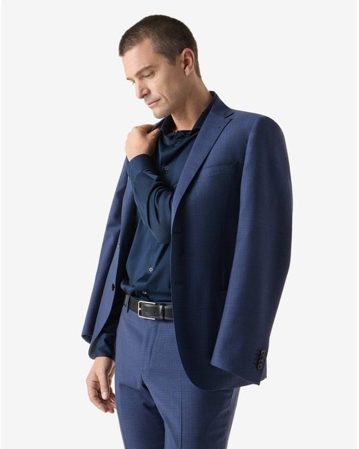Corneliani Blue Pure Wool Suit for men