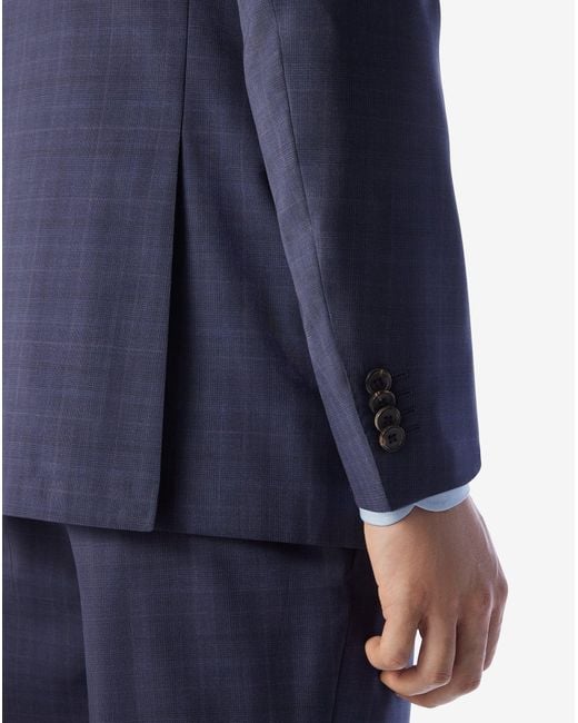 Corneliani Blue Tropical Wool Suit for men
