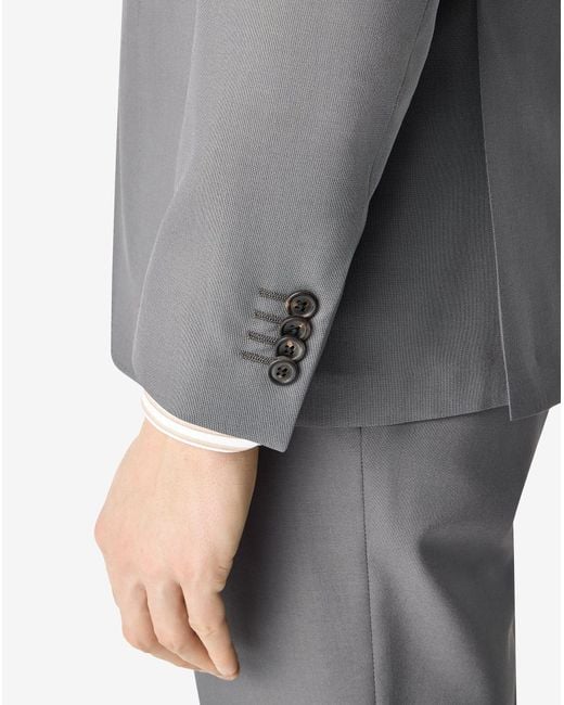 Corneliani Gray Naturally Stretch Wool Suit for men