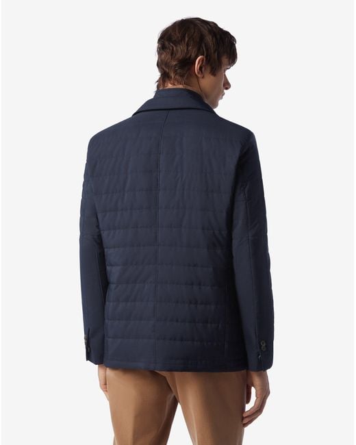 Giacca Trapuntata di Corneliani in Blue da Uomo