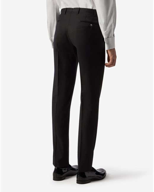 Corneliani Blue 130's Wool Trousers for men