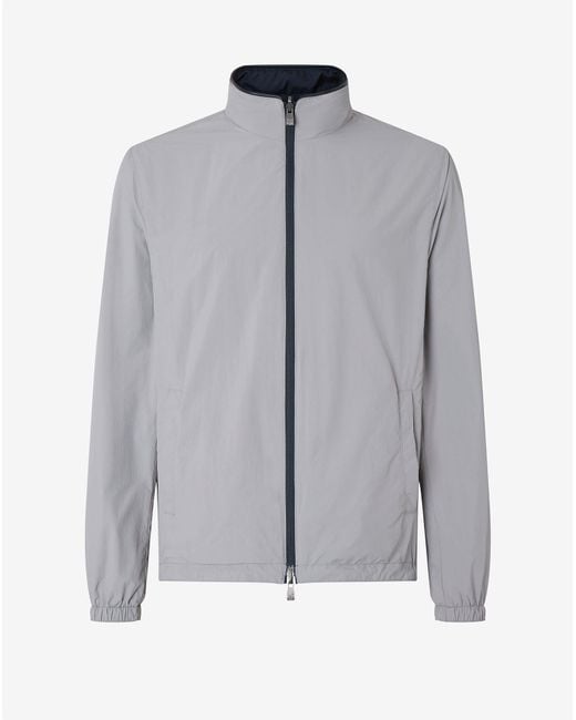 Corneliani Blue Ultra Light Technical Fabric Jacket for men