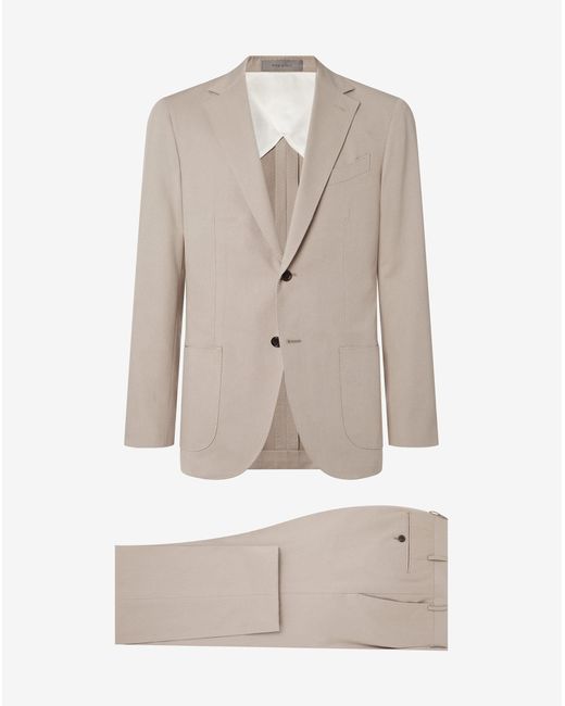 Corneliani Natural Cotton, Cashmere And Silk Suit for men