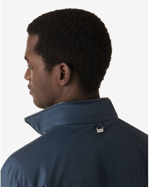 Corneliani Blue Ultra Light Technical Fabric Jacket for men