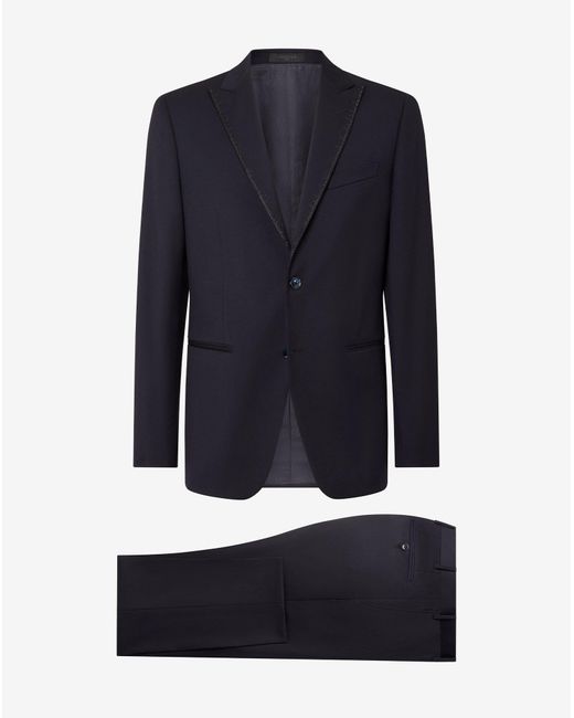 Corneliani Blue Pure Wool Tuxedo for men