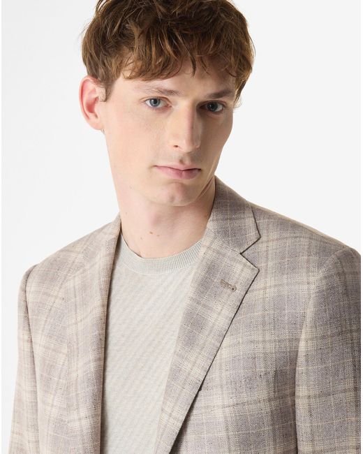 Corneliani Multicolor Overcheck Jacket for men