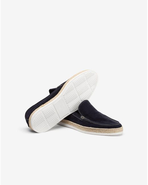 Corneliani White Suede Loafers for men