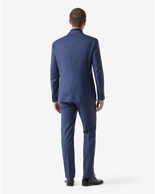 Corneliani Blue Pure Wool Suit for men