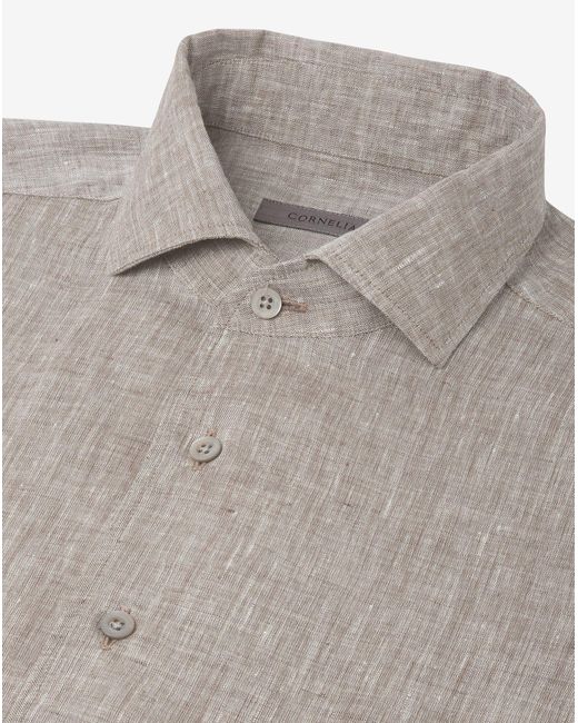Camicia Marrone di Corneliani in Gray da Uomo