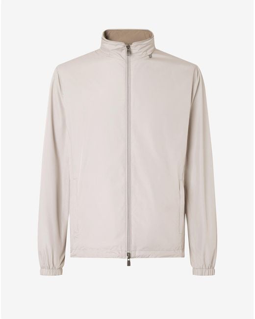 Corneliani Natural Jacket Made From Ultra Light Technical Fabric for men