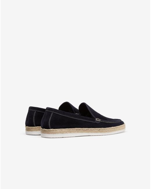 Corneliani White Suede Loafers for men