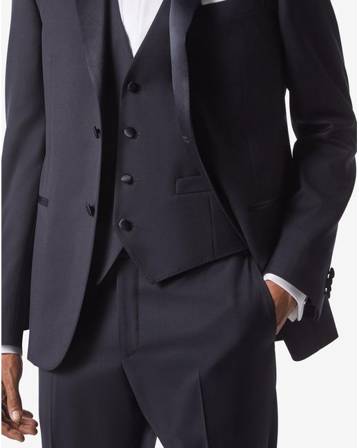 Corneliani Blue S130's Wool Twill Tuxedo for men