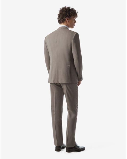 Corneliani Gray Stretch Wool Suit for men