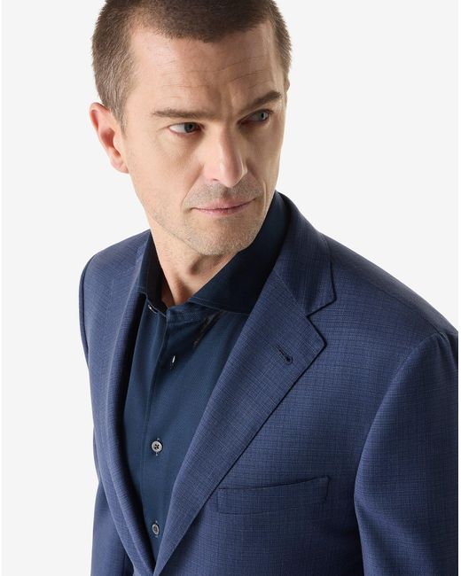 Corneliani Blue Pure Wool Suit for men