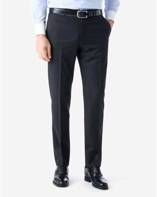 Corneliani Blue Pure Wool Trousers for men