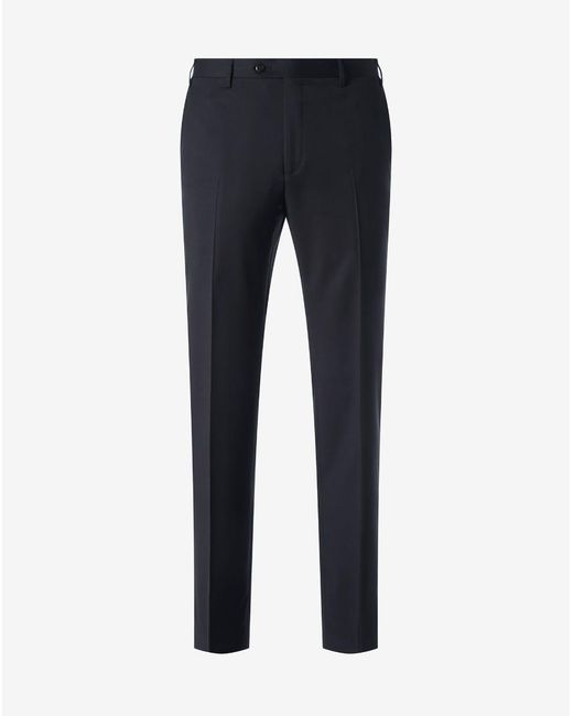 Corneliani Blue Pure Wool Trousers for men