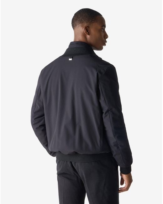 Corneliani Blue Stretch Technical Fabric Jacket for men