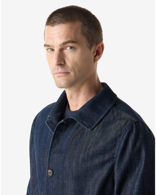 Corneliani Blue Denim Jacket for men
