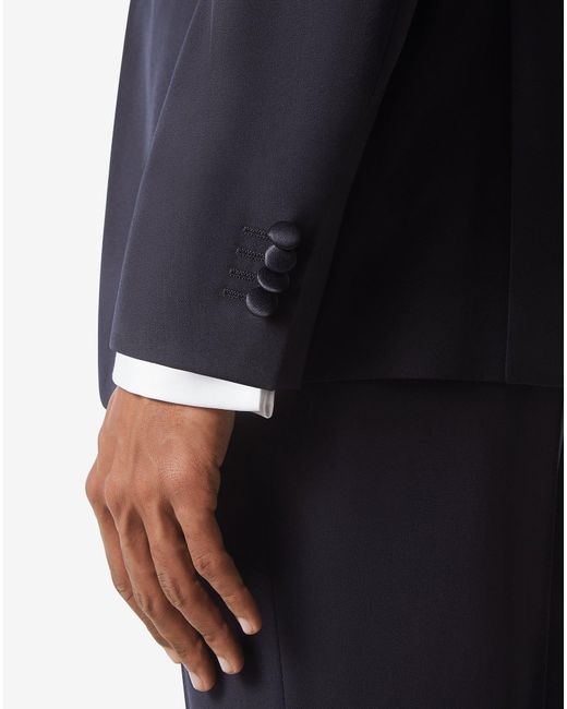 Corneliani Blue S130's Wool Twill Tuxedo for men