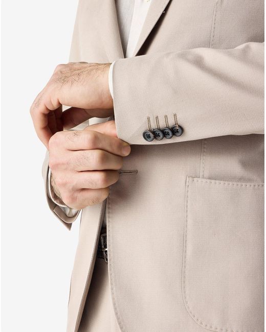 Corneliani Natural Cotton, Cashmere And Silk Suit for men
