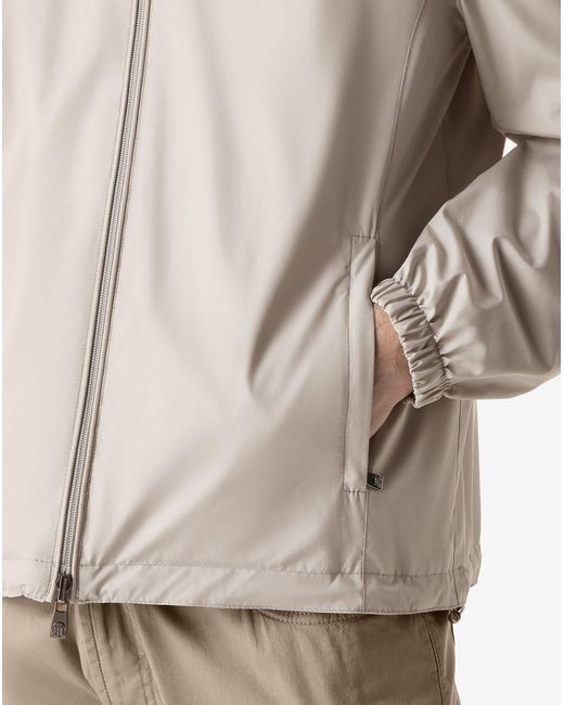 Corneliani Natural Jacket Made From Ultra Light Technical Fabric for men