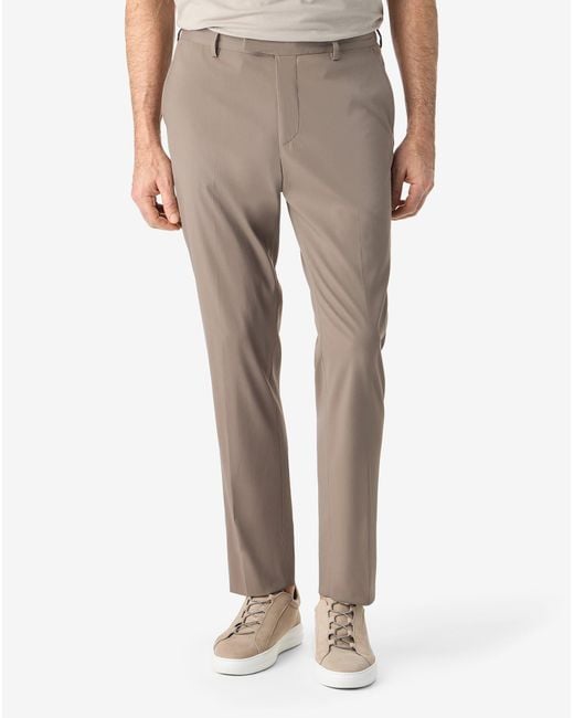Corneliani Natural Dark Technical Wool Chinos for men