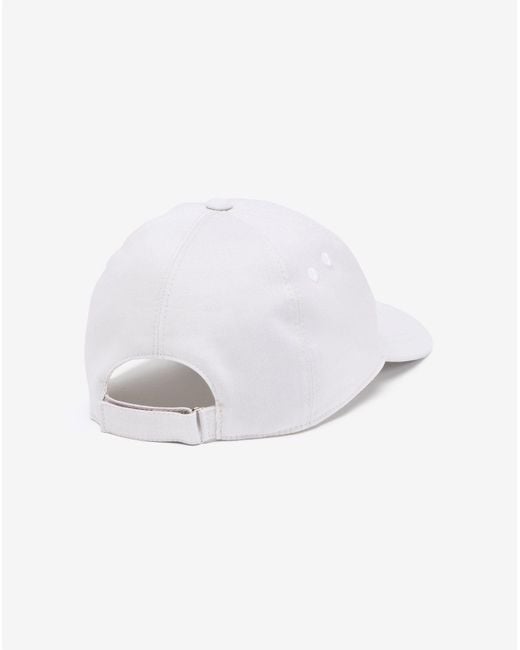 Corneliani White Linen, Wool And Mohair Baseball Cap for men
