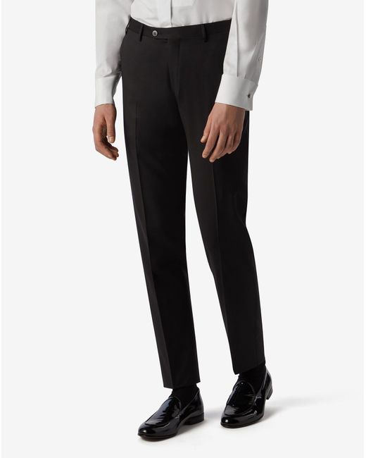 Corneliani Blue 130's Wool Trousers for men