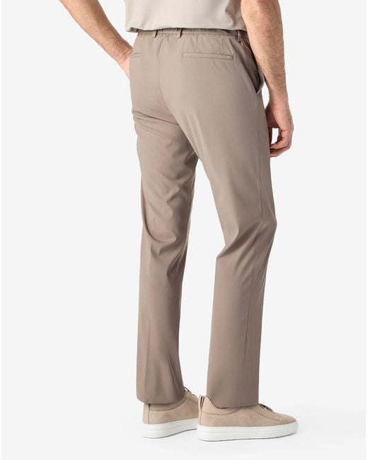 Corneliani Natural Dark Technical Wool Chinos for men