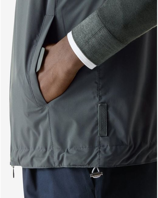 Corneliani Blue Technical Poplin Gilet for men
