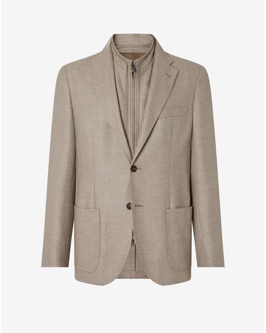 Giacca di Corneliani in Natural da Uomo