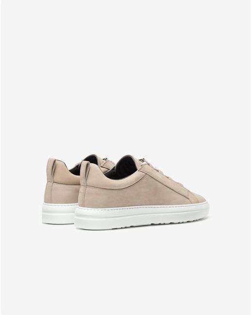 Corneliani White Nabuk Trainers for men