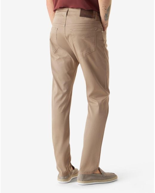 Corneliani Natural Garment-Dyed Stretch Cotton Jeans for men