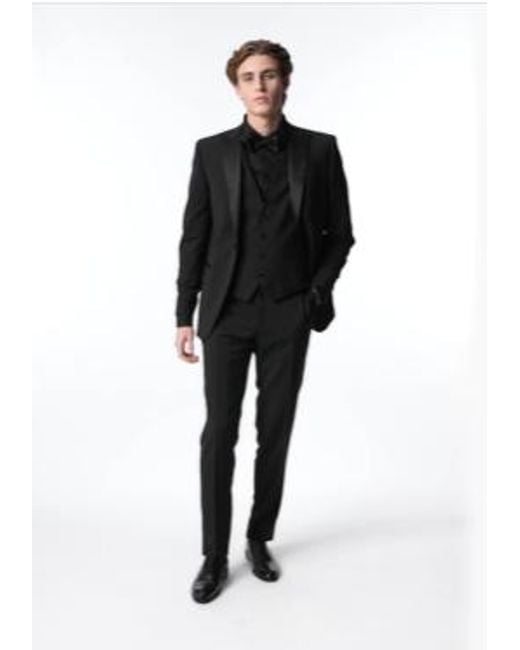 Corneliani Black Wool And Mohair Tuxedo for men