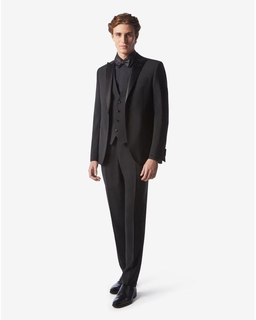 Smoking di Corneliani in Black da Uomo