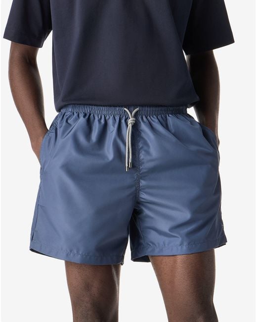 Corneliani Blue Short Swimming Trunks for men