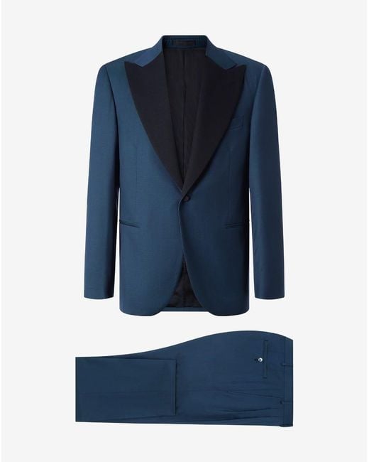 Corneliani Blue Octane Pure Wool Tuxedo for men