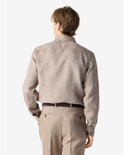 Corneliani Natural Pure Linen Shirt for men